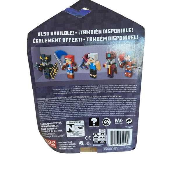 Mattel - Minecraft Dungeons Articulated Action Figure - Greta (3.25 Inch) - Picture 2 of 2